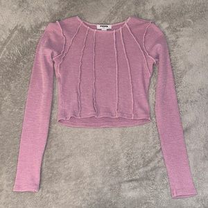cropped long sleeve